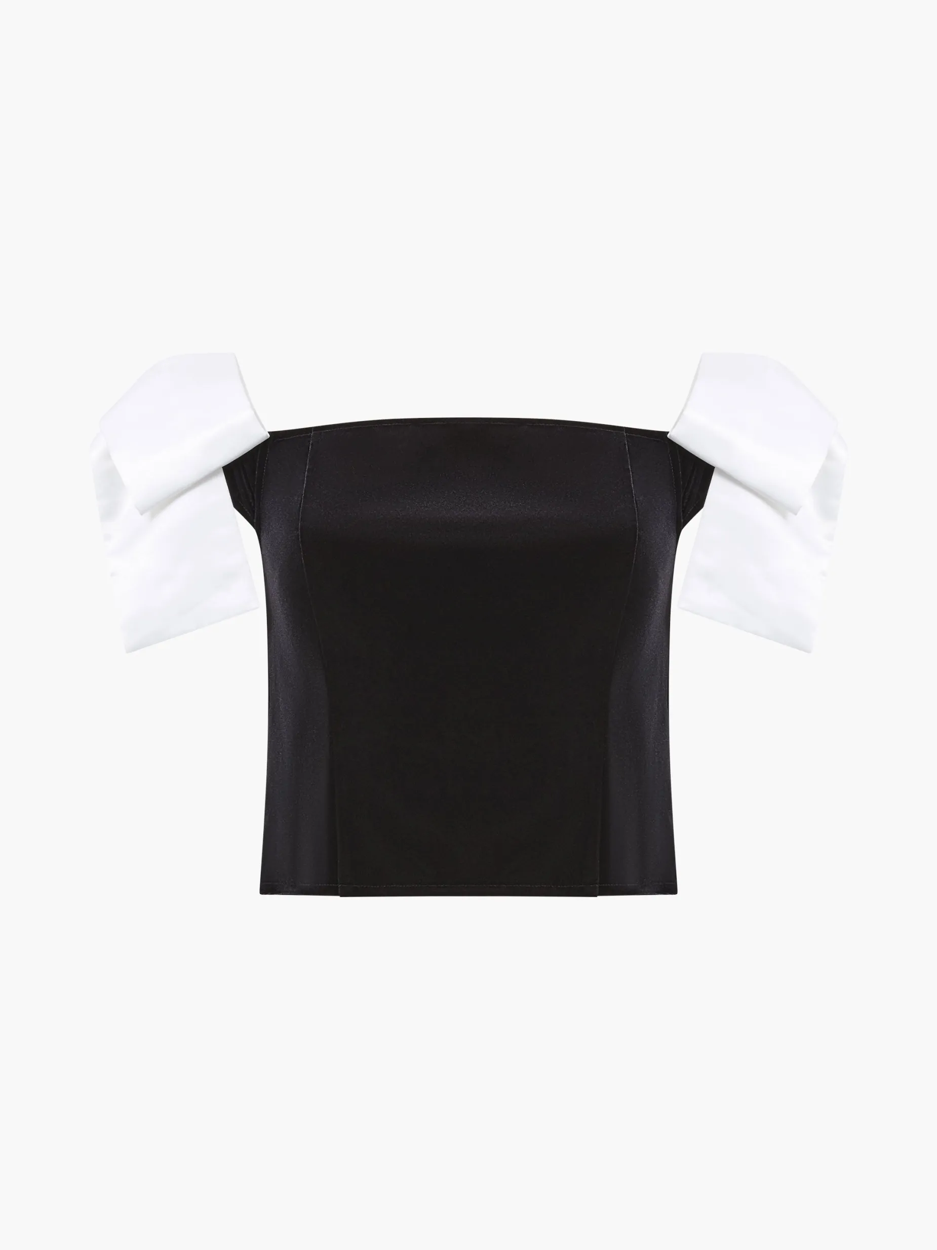 French Connection Tops|Jeans & A Nice Top-Velvet Carey Satin Bow Top