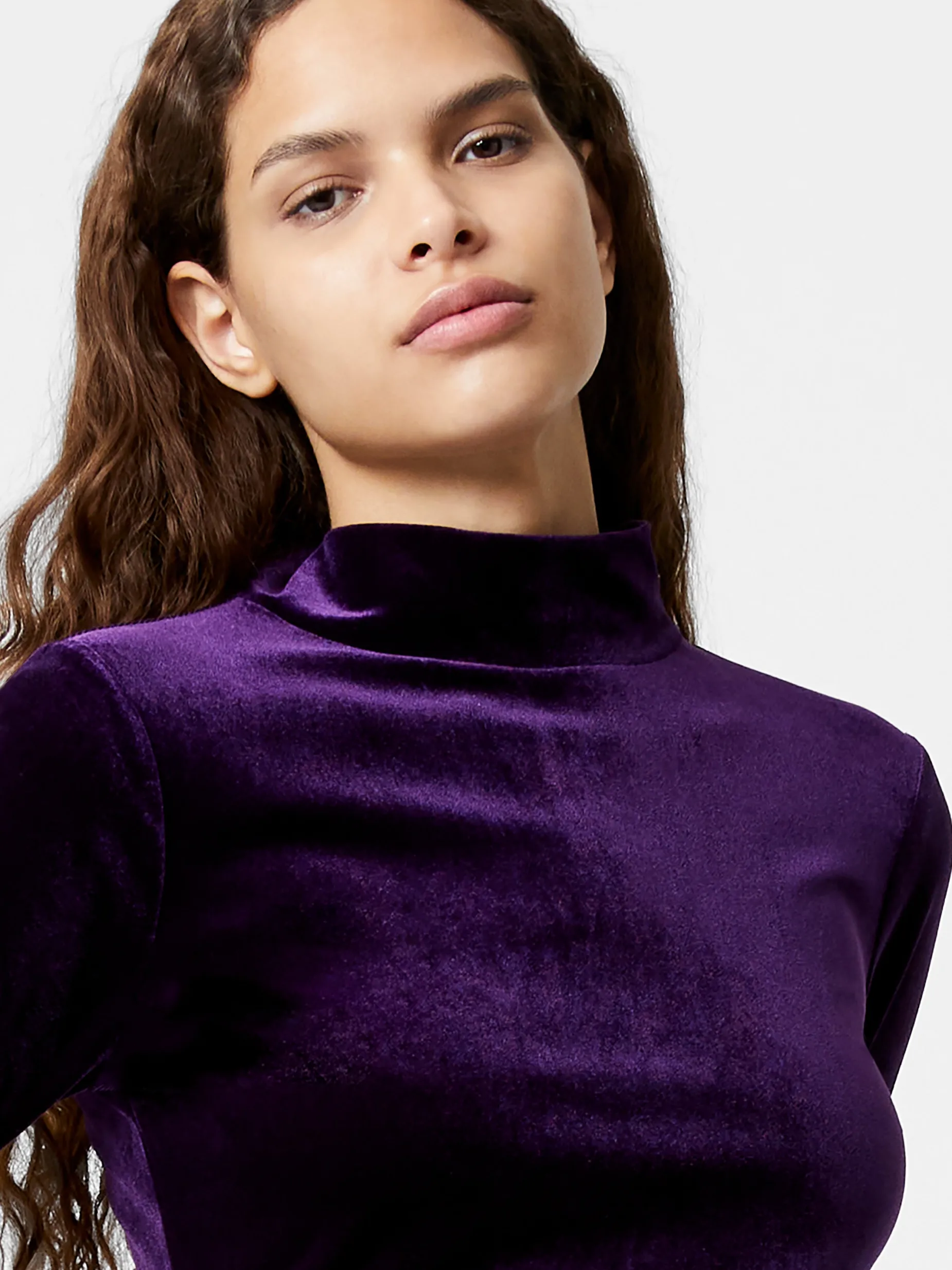 French Connection Party Dresses-Velvet Turtleneck Dress
