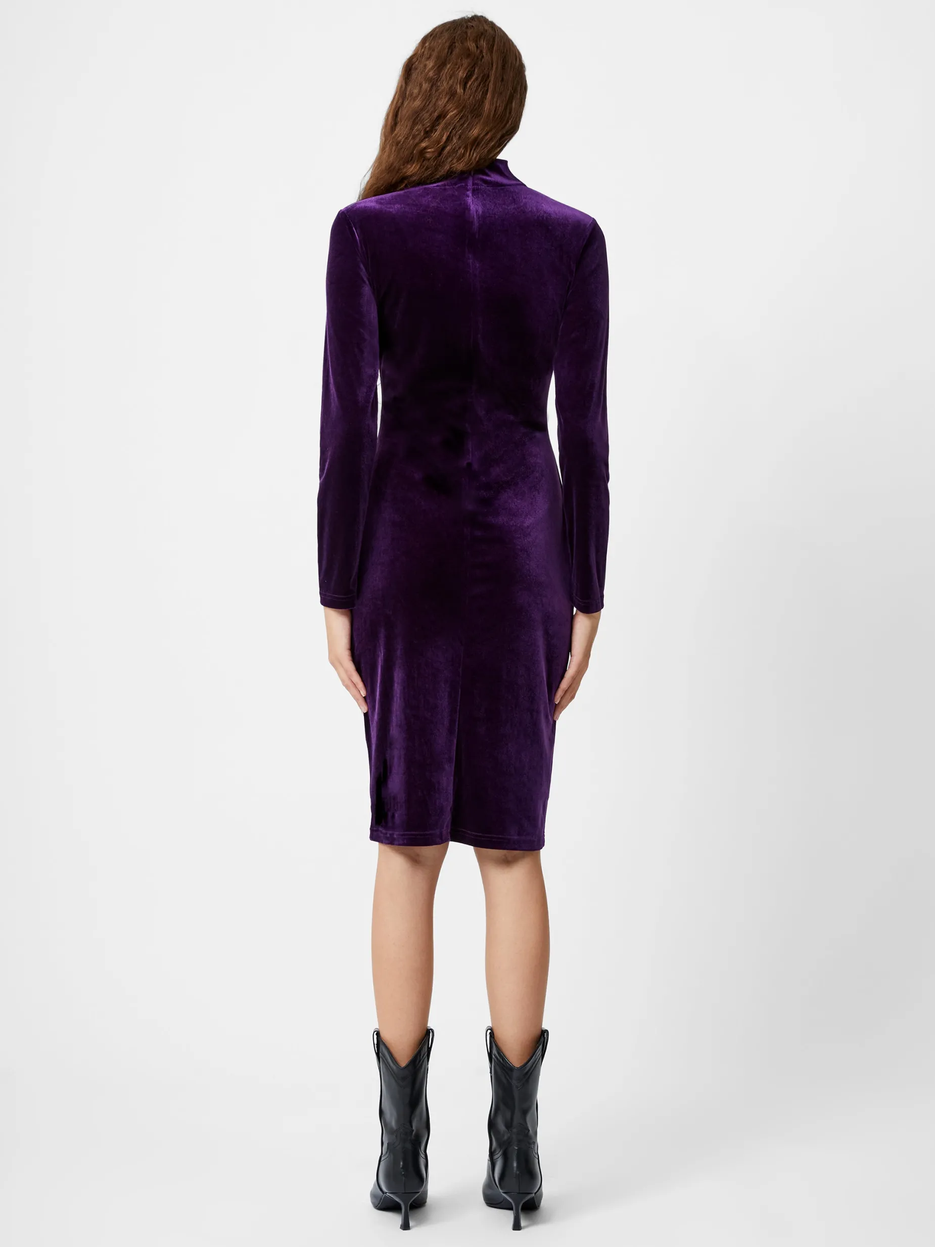 French Connection Party Dresses-Velvet Turtleneck Dress