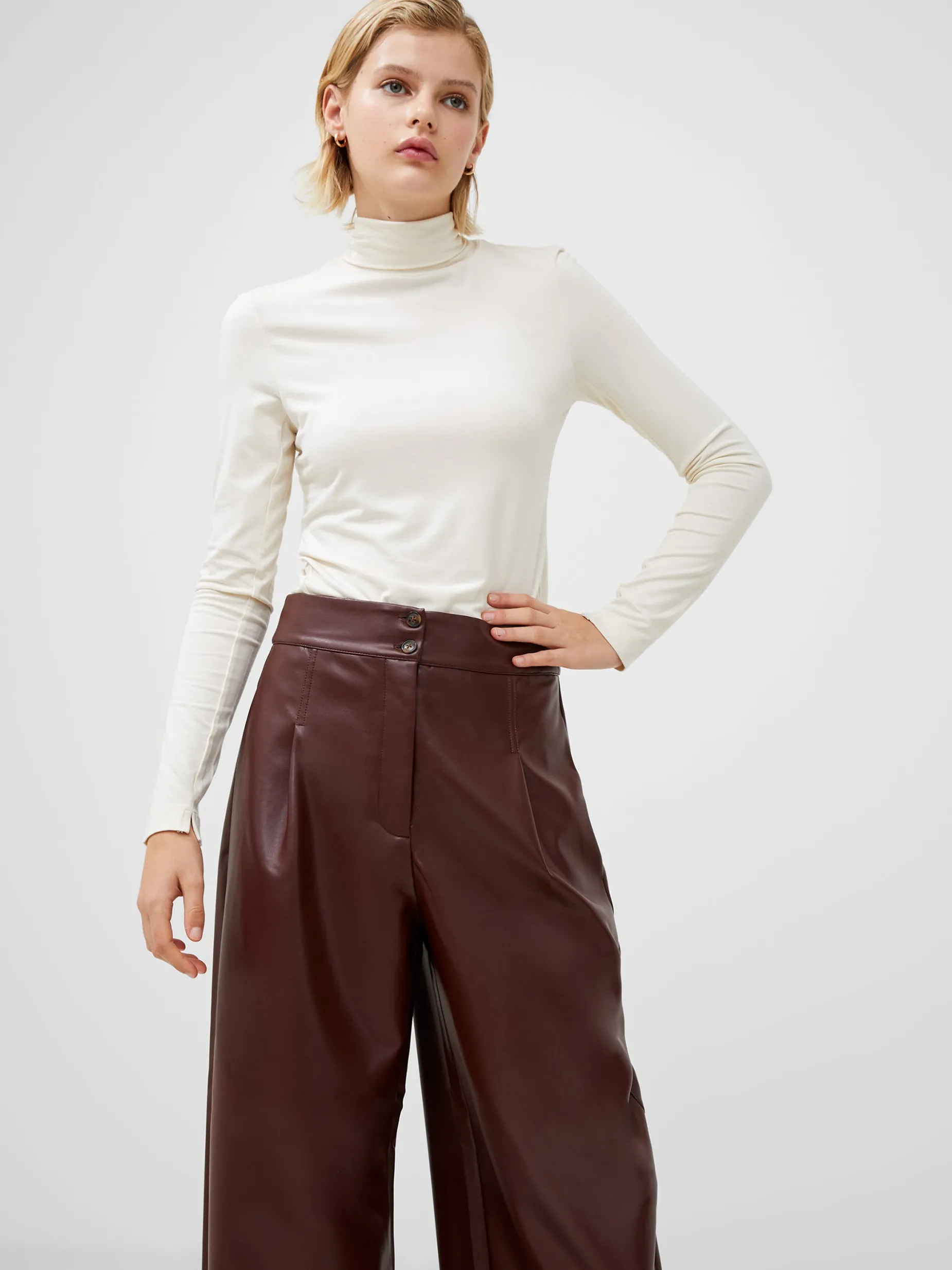 French Connection Tops-Venitia Jersey Split Cuff Top