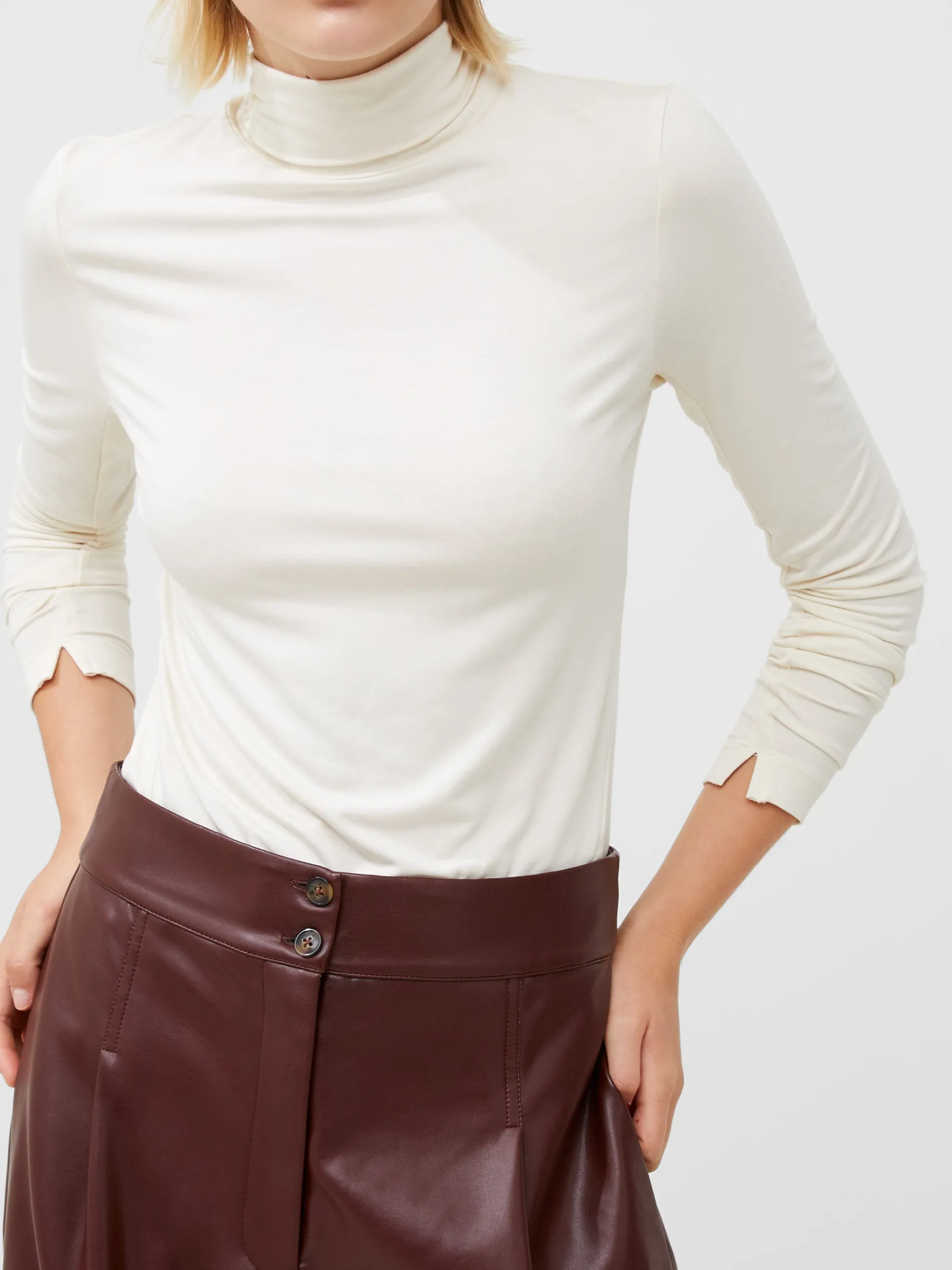 French Connection Tops-Venitia Jersey Split Cuff Top