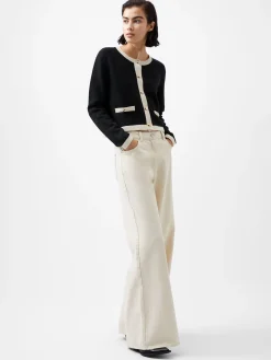 French Connection Jumpers & Cardigans-Vhari Recycled Contrast Cardigan