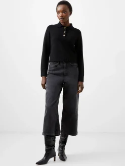 French Connection Jumpers & Cardigans-Vhari Recycled Long Sleeve Button Up Jumper