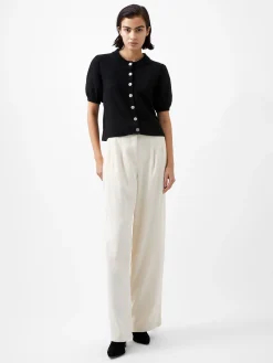 French Connection Jumpers & Cardigans-Vhari Recycled Puff Sleeve Cardigan