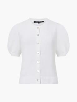 French Connection Jumpers & Cardigans-Vhari Recycled Puff Sleeve Cardigan