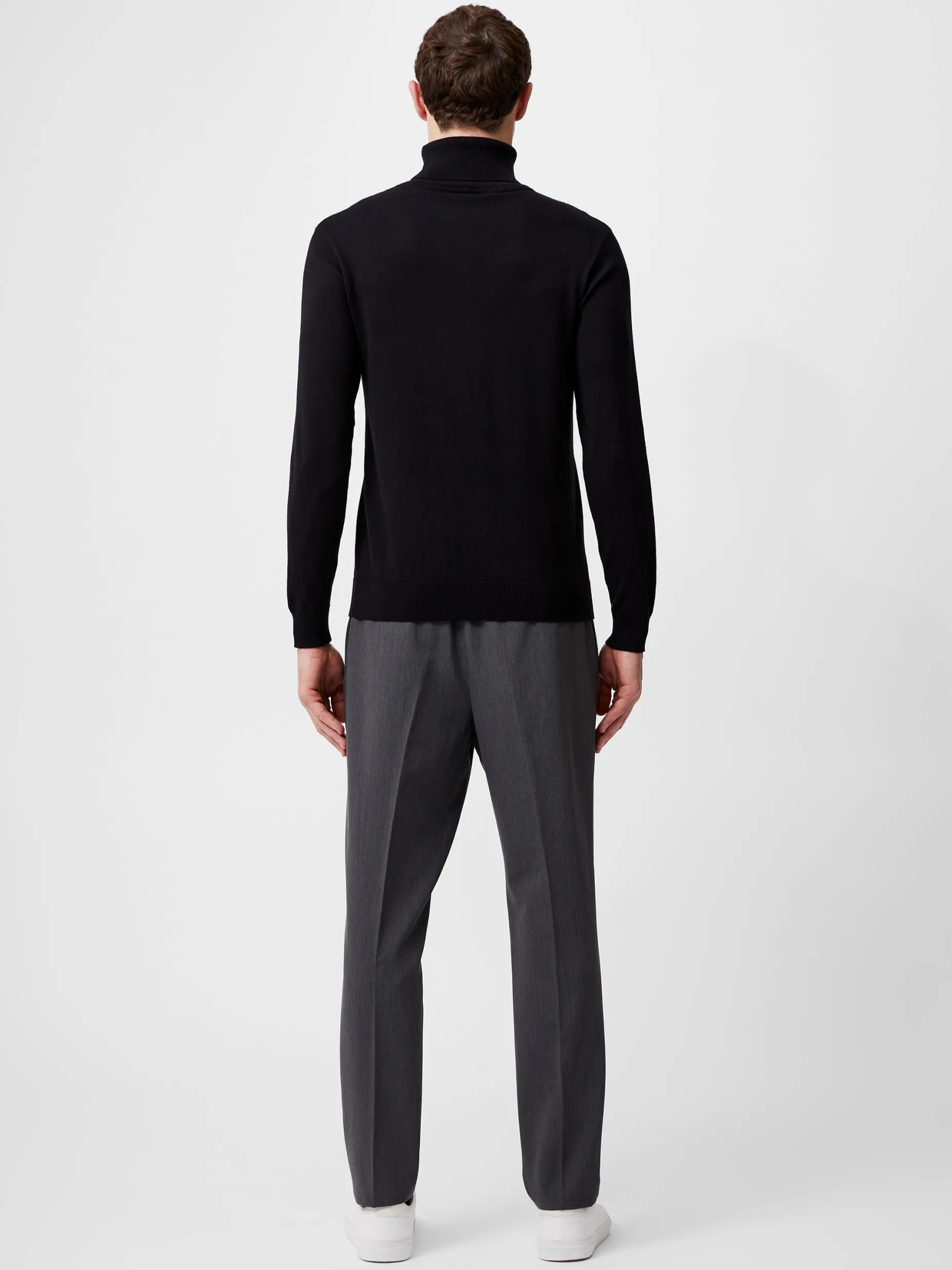 French Connection Knitwear-Viscose Blend Turtle Neck Jumper
