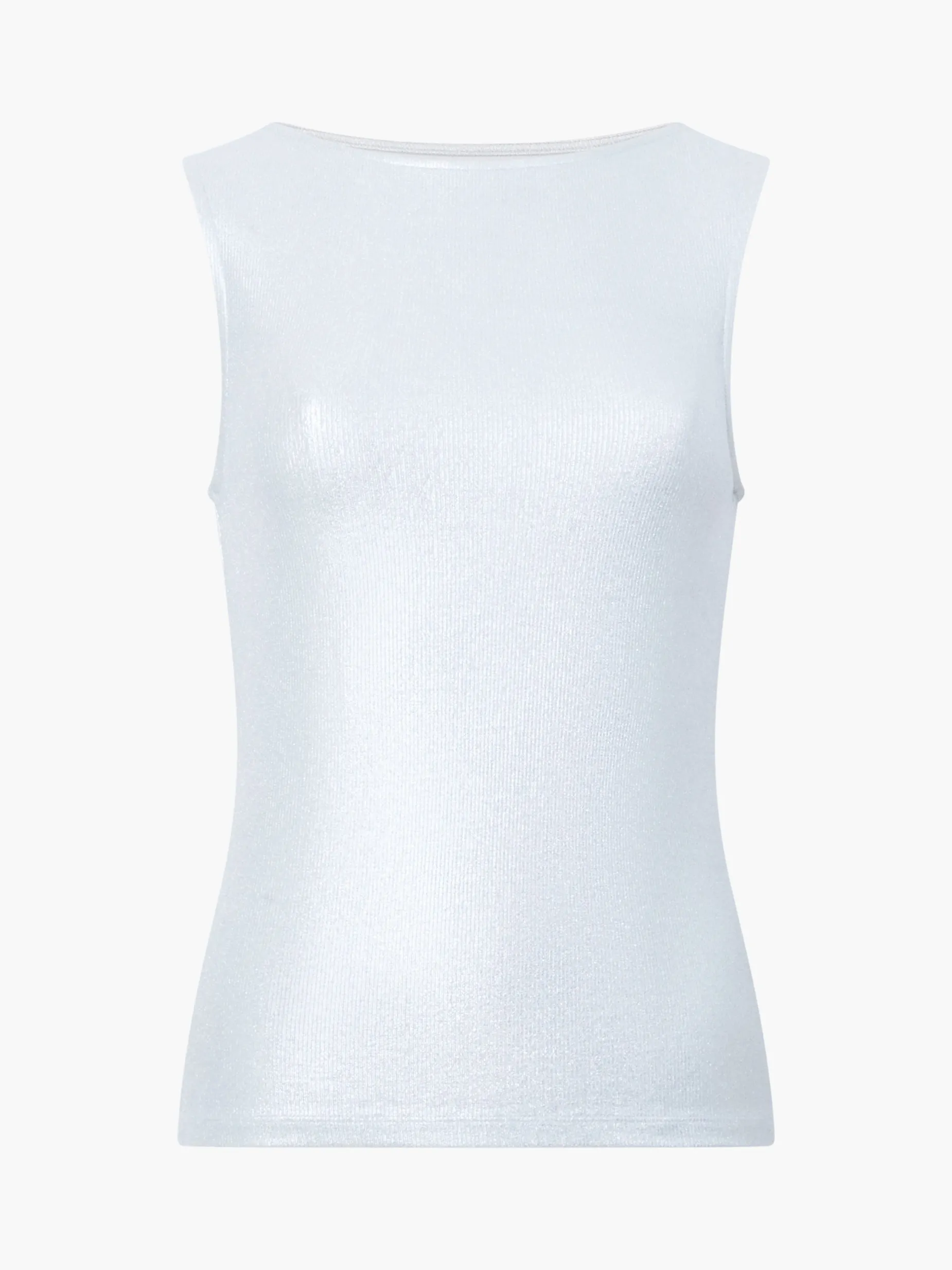 French Connection Tops|Jeans & A Nice Top-Vista Ribbed Foil Coated Tank Top