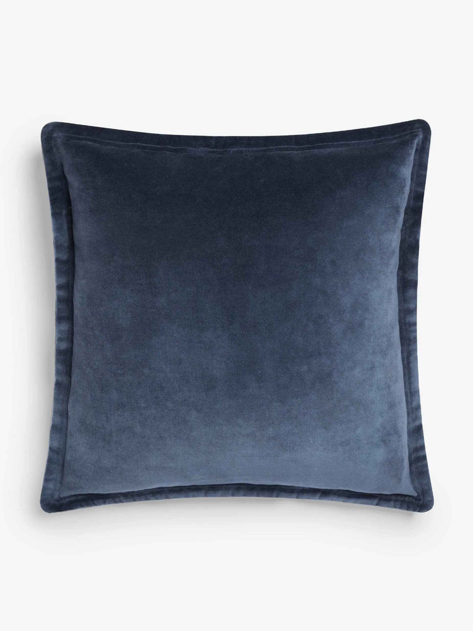 French Connection Cushions-Washed Velvet Navy Cushion