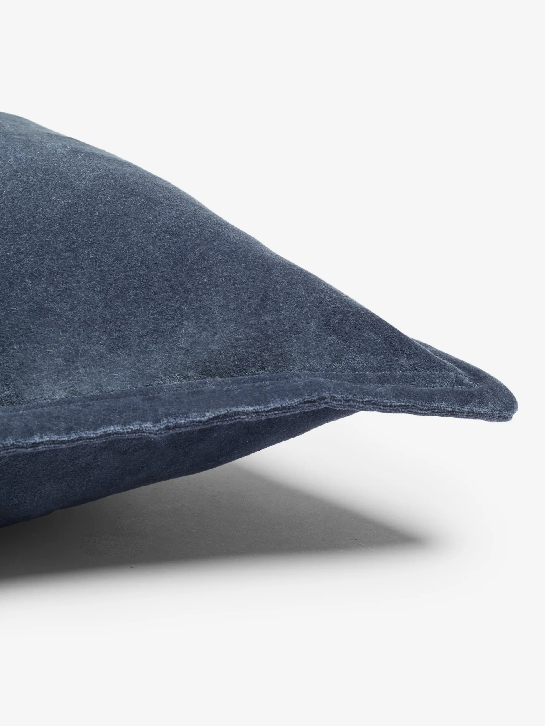 French Connection Cushions-Washed Velvet Navy Cushion