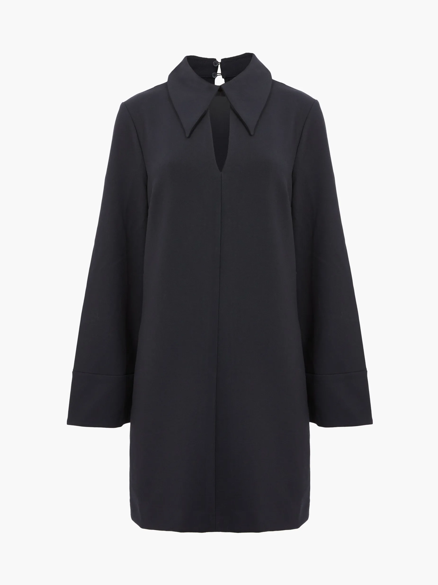 French Connection Dresses|Mini Dresses-Whisper Long Sleeve Folded Cuff Mini Dress