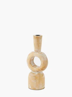 French Connection Home Accessories|Christmas Home Decor-Wooden Candle Holder