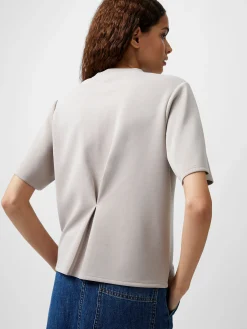 French Connection Tops|Co-Ords-Wren Short Sleeve Pinched T-Shirt