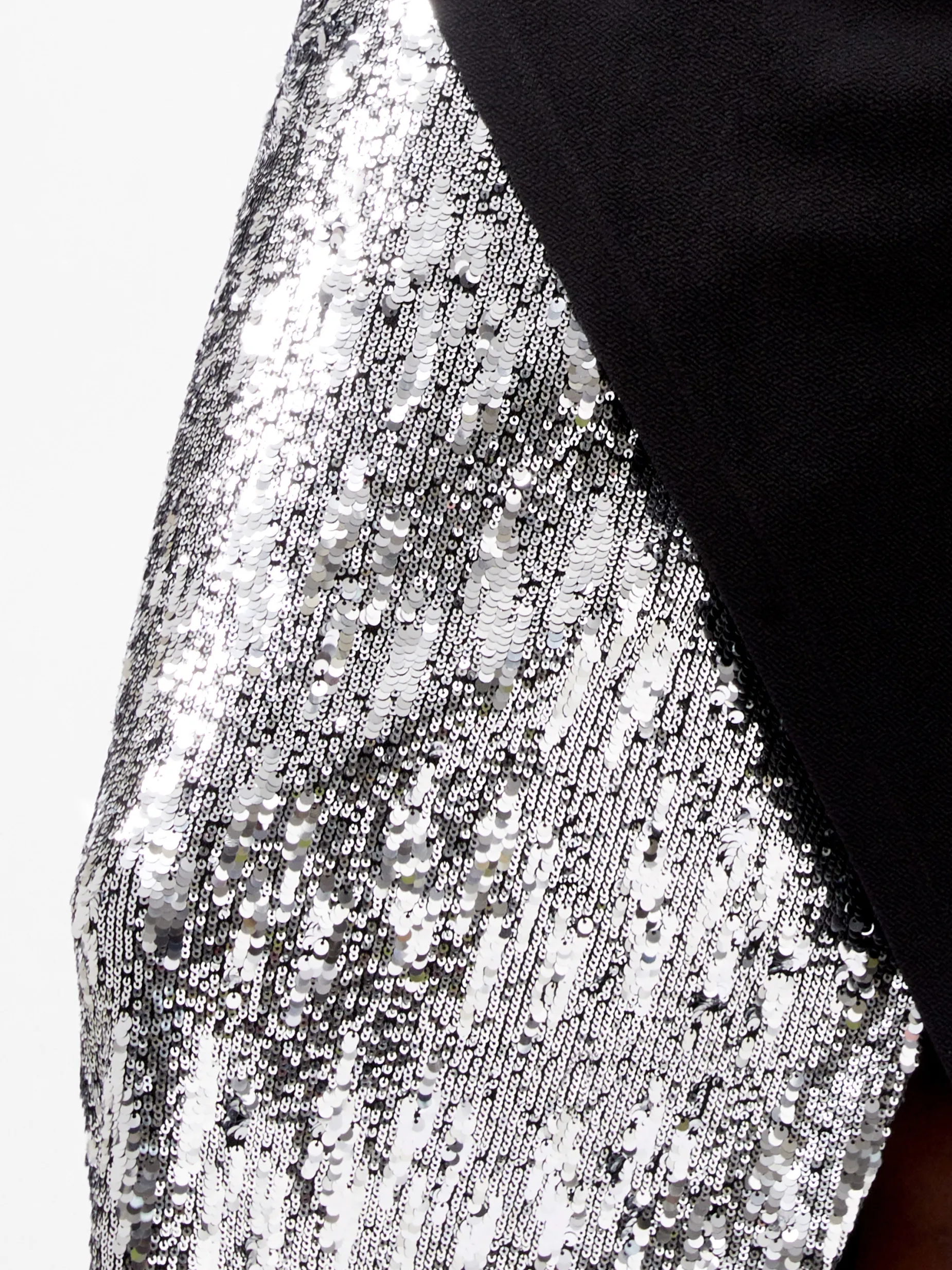 French Connection Dresses|Midi Dresses-Zanna Jersey Sequin Mix Midi Dress